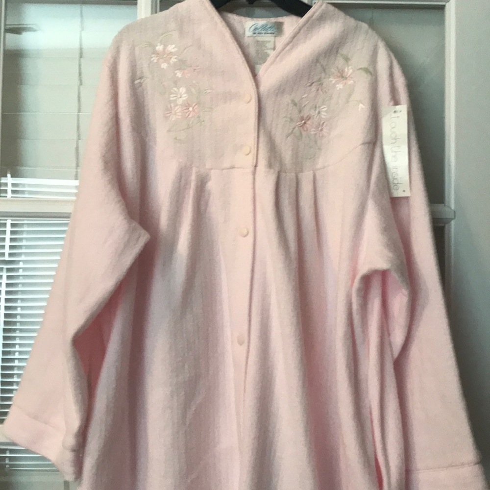 Soft Pink Floral Robe